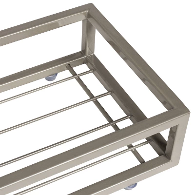 Honey-Can-Do Over-The-Toilet Paper And Storage Tray Silver 4 Honey-Can-Do Over-The-Toilet Paper And Storage Tray Silver - Image 4