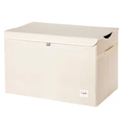 3 Sprouts Children's Nursery Room Soft Fabric Folding Storage Trunk Toy Chest Box Kid's Organizer, Friendly Sloth And Bear (2 Pack) -IRIS Storage Deals Store GUEST b6e4a1db 1703 4f30 b069 a045dfd9c435