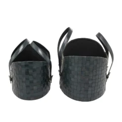 Set Of 2 Storage Baskets Black - Olivia & May -IRIS Storage Deals Store GUEST b72d8534 372d 4511 ba71 aae3434be419