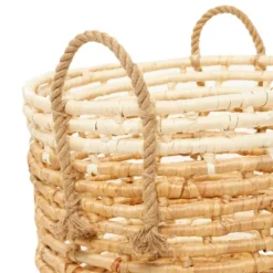 Set Of 3 Contemporary Sea Grass Storage Baskets Beige - Olivia & May -IRIS Storage Deals Store GUEST b776e519 71d0 486c aa2b 251203e268ba