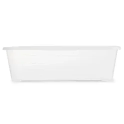 Life Story Durable 5.7-Liter Clear Shoe & Closet Storage Box Container (12 Pack)