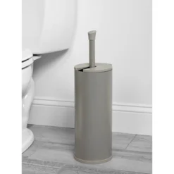 Three Roll Smart Accessories NeverRust Easy Access Toilet Paper Holder Matte Silver - Zenna Home