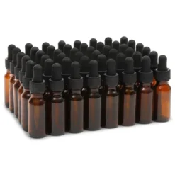 Juvale 48 Pack 1oz Amber Glass Bottles With Glass Droppers For Essential Oils And Perfumes -IRIS Storage Deals Store GUEST baf8e241 c303 4f76 8f0c 7e538e2852d0