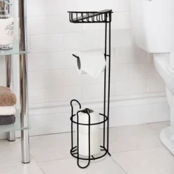 Standing Tissue Roll Holder With I-phone Storage - Nusteel -IRIS Storage Deals Store GUEST bb17261f 61d6 4577 8314 0b425d35bb2f