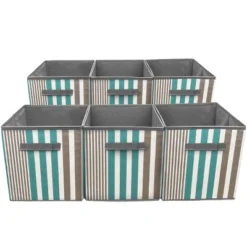 Sorbus 11 Inch Cube Storage Organizer Bins - 6 Pack -IRIS Storage Deals Store GUEST bb374438 58d5 4d19 b2bb bb8cda4a035d