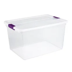 Sterilite 66 Quart Clear Plastic Latching Handle Storage Container Tote -IRIS Storage Deals Store GUEST bb8403a7 8c9b 4617 83e2 c9d3f1aa886f