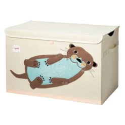 3 Sprouts Collapsible Multipurpose Toy Chest Lidded Storage Organizer Bin For Kids And Toddler Playroom Or Bedroom -IRIS Storage Deals Store GUEST bb9fee80 61db 4ec5 8c24 8bbcb3f6601e