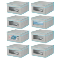 MDesign Fabric Closet Storage Organizer Box - Medium -IRIS Storage Deals Store GUEST bbee4131 01a4 483a 9a20 db3673e150a5