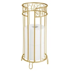 MDesign Decorative Metal Toilet Paper Storage Holder Stand, 3 Rolls -IRIS Storage Deals Store GUEST bc417245 de21 4ec6 9f8f 0e5e475d98b8