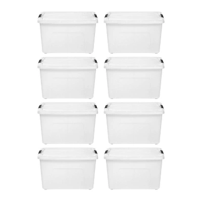 IRIS 8pk Stack And Pull Storage Box Natural 8 IRIS 8pk Stack And Pull Storage Box Natural - Image 8
