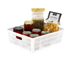 Simplify 2pk Large Slide And Stack Storage Shallow Totes White 20 Simplify 2pk Large Slide And Stack Storage Shallow Totes White -IRIS Storage Deals Store GUEST bd159bf7 5fd0 4b9f 82f2 eb97fac55449