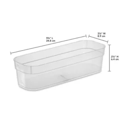 Sterilite 13538608 Narrow Storage Trays With Sturdy Banded Rim And Textured Bottom For Desktop And Drawer Organizing, Clear (24 Pack) -IRIS Storage Deals Store GUEST bd1be34a bad1 4d98 8c94 c85e5756dca6