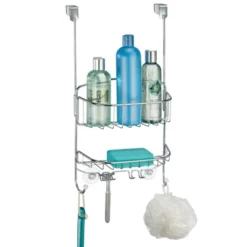 MDesign Metal Hanging Over Door Shower Caddy Organizer -IRIS Storage Deals Store GUEST bd650774 9563 41a2 b358 5bbee14f71c5