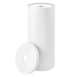 MDesign Toilet Tissue Roll Holder Canister Stand, Stores 3 Rolls, 2 Pack 18 MDesign Toilet Tissue Roll Holder Canister Stand, Stores 3 Rolls, 2 Pack -IRIS Storage Deals Store GUEST be281438 6d07 4f3a 9c22 d385f3ad87ce