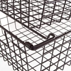 Set Of 2 Storage Bins - Basket Set For Toy, Kitchen, Closet, And Bathroom Storage - Medium Shelf Organizers With Handles By Home-Complete (Brown) -IRIS Storage Deals Store GUEST bed0c849 25a2 411d 9732 74a34a6c6034