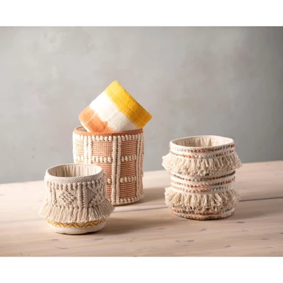 Haven Dip Dye Decorative Planter Basket 2 Haven Dip Dye Decorative Planter Basket - Image 2