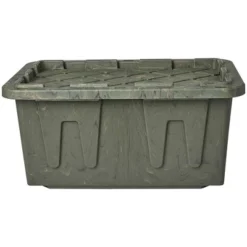 Homz Durabilt 27 Gallon Capacity Flip Lid Stackable Heavy Duty Tough Storage Container Tote -IRIS Storage Deals Store GUEST bfb9b4b5 9b09 4f25 9d83 d53a8759840b