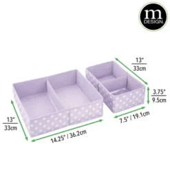 MDesign Fabric Dresser Drawer Storage Organizers, Set Of 8 14 MDesign Fabric Dresser Drawer Storage Organizers, Set Of 8 -IRIS Storage Deals Store GUEST c03d6b52 abfb 4a64 b1f2 9d9d9055240b