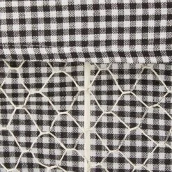 Design Imports Set Of 3 S Antique White Chicken Wire Gingham Check Liner Baskets Black/White -IRIS Storage Deals Store GUEST c1156da7 6bd3 4743 8764 6d92d3cbc4ec