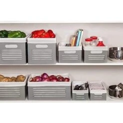 Creative Scents Lined Decorative Bin -IRIS Storage Deals Store GUEST c170ae61 a254 47a8 8baf fb81efaf45e3