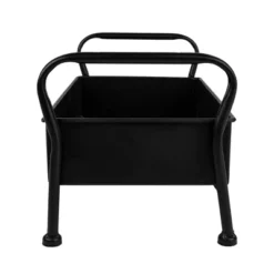 Footed Caddy Black Metal - Foreside Home & Garden -IRIS Storage Deals Store GUEST c1a8bd81 6fb6 4e15 8de9 47bcabc9aedb