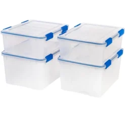 IRIS USA WEATHERPRO Plastic Storage Box With Durable Lid And Seal And Secure Latching Buckles -IRIS Storage Deals Store GUEST c2aab652 7b4a 4615 9858 545c497cb353