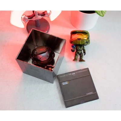 Ukonic Halo UNSC Ammo Crate Tin Storage Box Cube Organizer With Lid | 4 Inches 3 Ukonic Halo UNSC Ammo Crate Tin Storage Box Cube Organizer With Lid | 4 Inches - Image 3