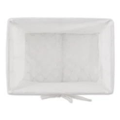 Design Imports Set Of 5 Vintage Gray Chicken Wire Bleached Liner Baskets White