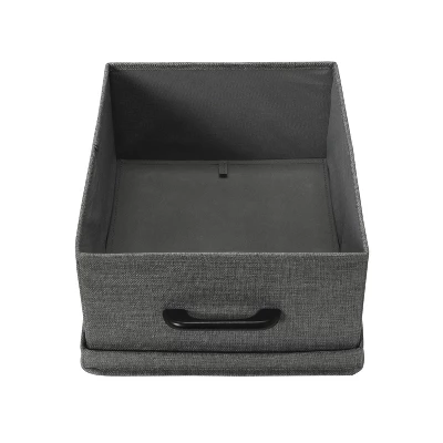 Household Essentials Stacking Storage Boxes With Laminate Top Ashwood 6 Household Essentials Stacking Storage Boxes With Laminate Top Ashwood - Image 6