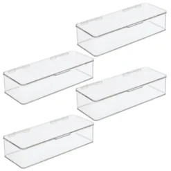 MDesign Stackable Plastic Craft, Sewing Storage Bin, Lid, - Clear 18 MDesign Stackable Plastic Craft, Sewing Storage Bin, Lid, - Clear -IRIS Storage Deals Store GUEST c5b96dc2 3cbb 4479 b399 f54aa259e59e