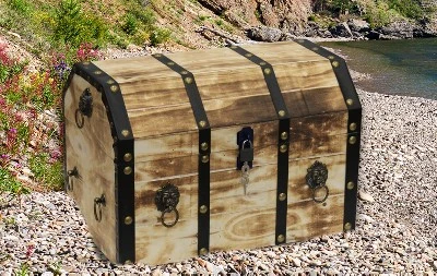 Vintiquewise Large Wooden Decorative Lion Rings Pirate Trunk With Lockable Latch And Lock 1 Vintiquewise Large Wooden Decorative Lion Rings Pirate Trunk With Lockable Latch And Lock