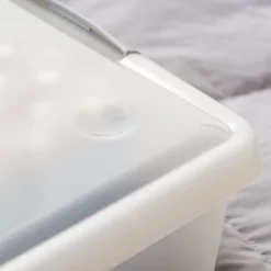 IRIS 40qt Underbed Plastic Storage Container With Lid And Buckles Clear -IRIS Storage Deals Store GUEST c664ae2a b1ae 49e2 beb8 e5d1b754146a