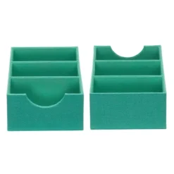 Household Essentials Set Of 2 3-Section Drawer Trays Seafoam -IRIS Storage Deals Store GUEST c6eaab15 768d 46c5 b780 9186c8538b5b
