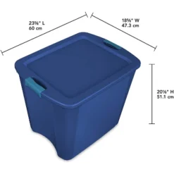 Sterilite 26 Gallon Latch And Carry Storage Tote, True Blue (4 Pack) | 14487404 7 Sterilite 26 Gallon Latch And Carry Storage Tote, True Blue (4 Pack) | 14487404 -IRIS Storage Deals Store GUEST c6f3ff84 62c7 4854 b3e5 1bd33f8af249 1