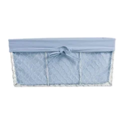 Design Imports Set Of 5 Antique White Chicken Wire Liner Baskets Denim -IRIS Storage Deals Store GUEST c74e190f d958 4c0a 8213 35e03ae1237b