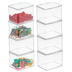 MDesign Plastic Stackable Toy Storage Bin Box With Lid, 8 Pack - Clear 29 MDesign Plastic Stackable Toy Storage Bin Box With Lid, 8 Pack - Clear -IRIS Storage Deals Store GUEST c87ae8cd 5b7e 466b bff1 7adbc6b8b4ef
