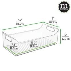 MDesign Plastic Storage Organizer Bin For Kids Supplies With Handles -IRIS Storage Deals Store GUEST ca009b4e 9091 45ab a05b 04300e736860