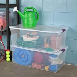 Sterilite 110-Quart Capacity Clear Storage Tote W/ Secure Latch Handles -IRIS Storage Deals Store GUEST cb5a393d a819 49f9 9be4 991d828d68e9