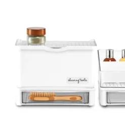 Medium Stacking Bin With Lid Clear/White - Madesmart -IRIS Storage Deals Store GUEST cb88f3da 7268 46bd 8727 0e240b4fa26c