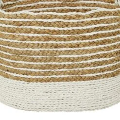 Set Of 3 Seagrass Storage Baskets Brown/White - Olivia & May 10 Set Of 3 Seagrass Storage Baskets Brown/White - Olivia & May -IRIS Storage Deals Store GUEST cbcd0673 6adb 46f0 b1de f9732f5eeab2