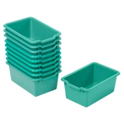 ECR4Kids Storage Bins With Scoop Front Handles - Cubby Compatible - 10-Pack -IRIS Storage Deals Store GUEST cd6f7494 7e67 42b8 b18f 96290f08f601