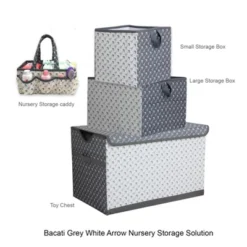 Bacati - Gray Arrows Storage Caddy -IRIS Storage Deals Store GUEST ce1091b8 b2bb 41f0 a75c b57e19f18eeb 1