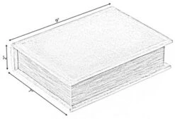 Vintiquewise Decorative Vintage Book Shaped Trinket Storage Box -IRIS Storage Deals Store GUEST ce39fa84 95a1 4205 a999 786a7ce6b540