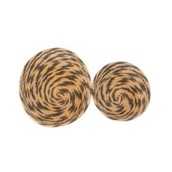 Set Of 2 Braid Woven Baskets Black & Natural Rope By Foreside Home & Garden -IRIS Storage Deals Store GUEST ce69aa6a 4adb 4452 b690 9b9291d5e392