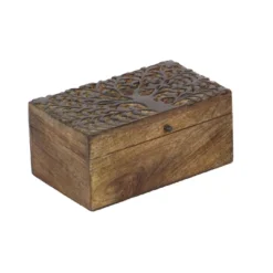 Set Of 3 Rustic Carved Mango Wood Boxes - Olivia & May 17 Set Of 3 Rustic Carved Mango Wood Boxes - Olivia & May -IRIS Storage Deals Store GUEST cfe7c0fa e52e 4e5e 9cbc 3978d257afe9