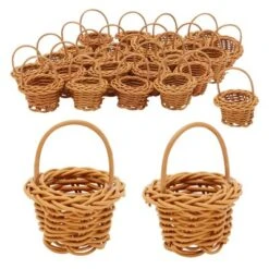Juvale 24 Pack Rattan Tiny Baskets With Handles For Birthday Easter Decor Party Favors Or Baby Shower, 2.7 In 10 Juvale 24 Pack Rattan Tiny Baskets With Handles For Birthday Easter Decor Party Favors Or Baby Shower, 2.7 In -IRIS Storage Deals Store GUEST d01663e6 05bd 4d7d 83dd 8c2aad7abc95