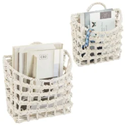 MDesign Hyacinth Home Storage Wall Mount Basket, Set Of 2 17 MDesign Hyacinth Home Storage Wall Mount Basket, Set Of 2 -IRIS Storage Deals Store GUEST d0775f3f e9b4 4536 8143 03582f6715e4