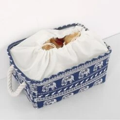 1 Pc Foldable Canvas Fabric Baskets Closet Containers Decorative Storage Bins - PiccoCasa -IRIS Storage Deals Store GUEST d0b739d4 d97f 4d89 ad76 93d3c5577fd5