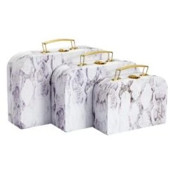 Set Of 3 Different Sizes Of Paperboard Suitcases With Metal Handles, Decorative Cardboard Storage Boxes, Snakeskin Print 13 Set Of 3 Different Sizes Of Paperboard Suitcases With Metal Handles, Decorative Cardboard Storage Boxes, Snakeskin Print -IRIS Storage Deals Store GUEST d1296c07 870e 4c70 b032 828b559fc0bb