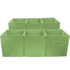 Sorbus 11 Inch Cube Storage Organizer Bins - 6 Pack -IRIS Storage Deals Store GUEST d390c931 0f79 4b58 b5c4 46d72104e14a
